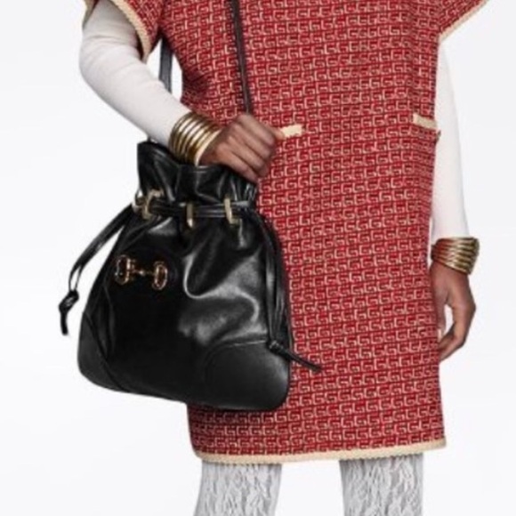 GUCCI Calfskin Horsebit 1955 Messenger Bag - Picture 6 of 16